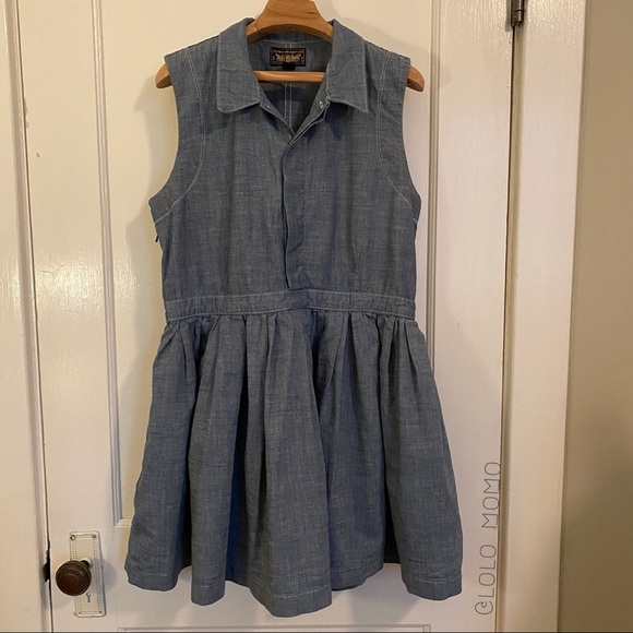 Opening Ceremony x Levi’s Chambray Dress Sz Large - Picture 9 of 15